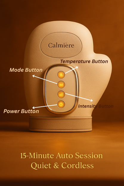 Calmière Hand Massager with Airbag Compression & Heat Therapy
